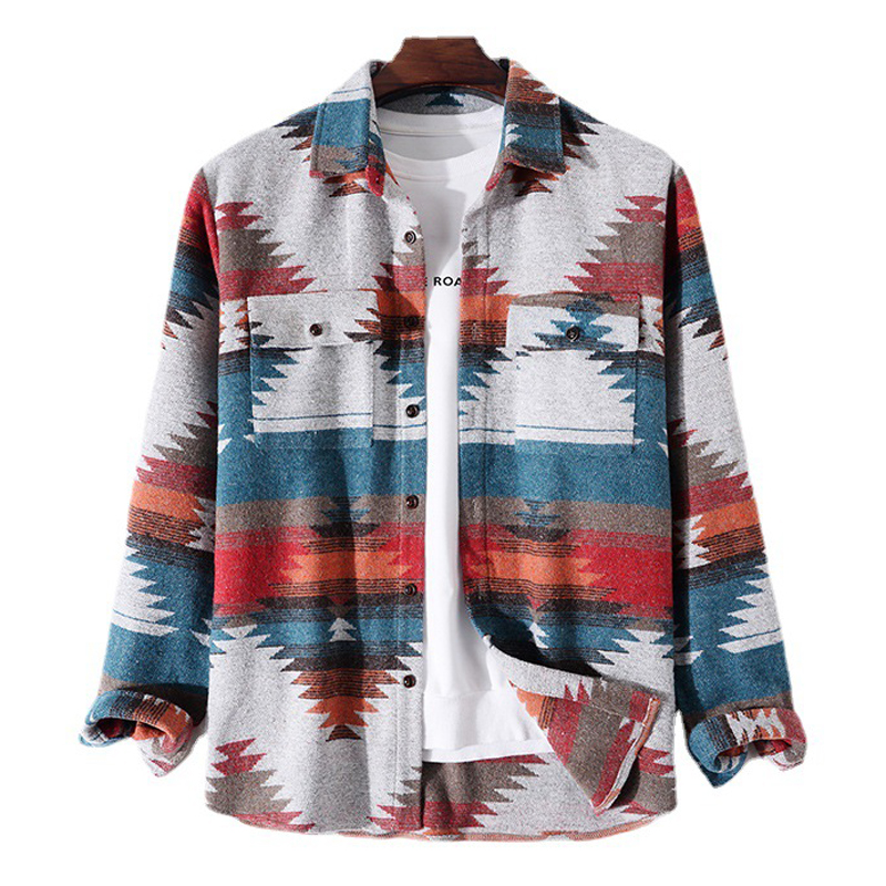 Ethnic Fashion Logo - Camisas Casuales de Moda para Hombre,