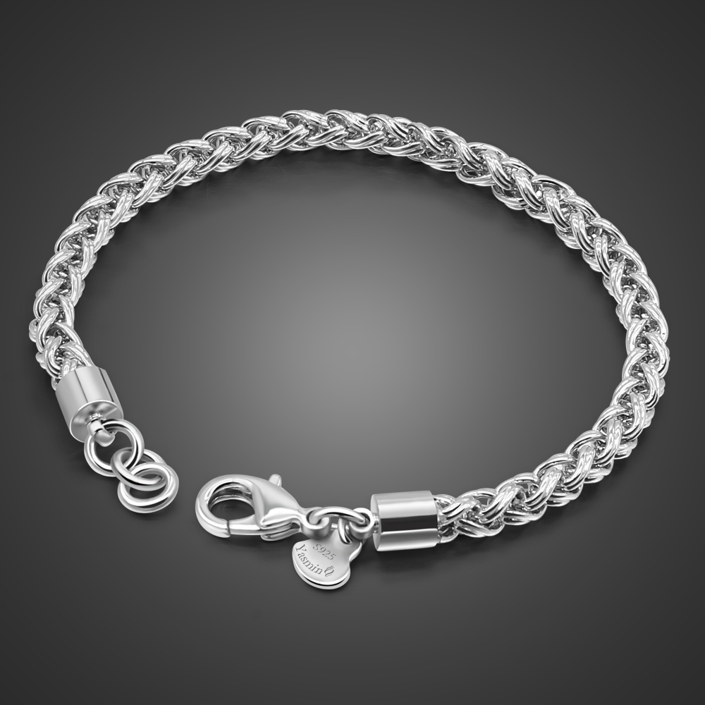 Fashion Ethnic Wear For Men - Pulsera de plata sólida 925 para