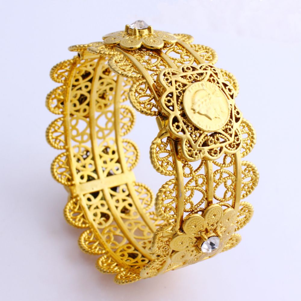Ethnic Fashion Dubai - Brazalete grande de lujo para mujer,