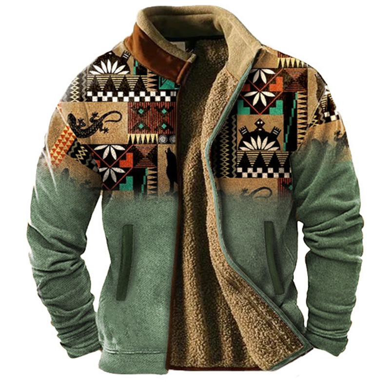 Fashion Ethnic Wear For Men - Chaqueta de invierno con forro de