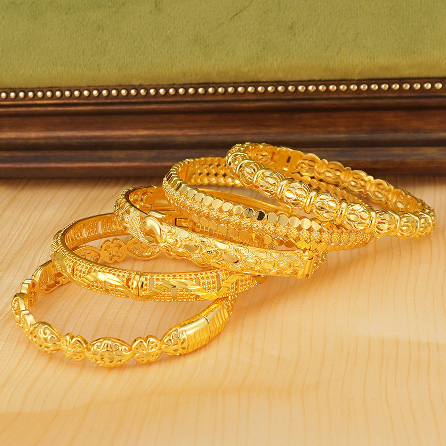 1 Pieza de Brazalete Dorado co - Ethnic Fashion Dubai reseña y precio