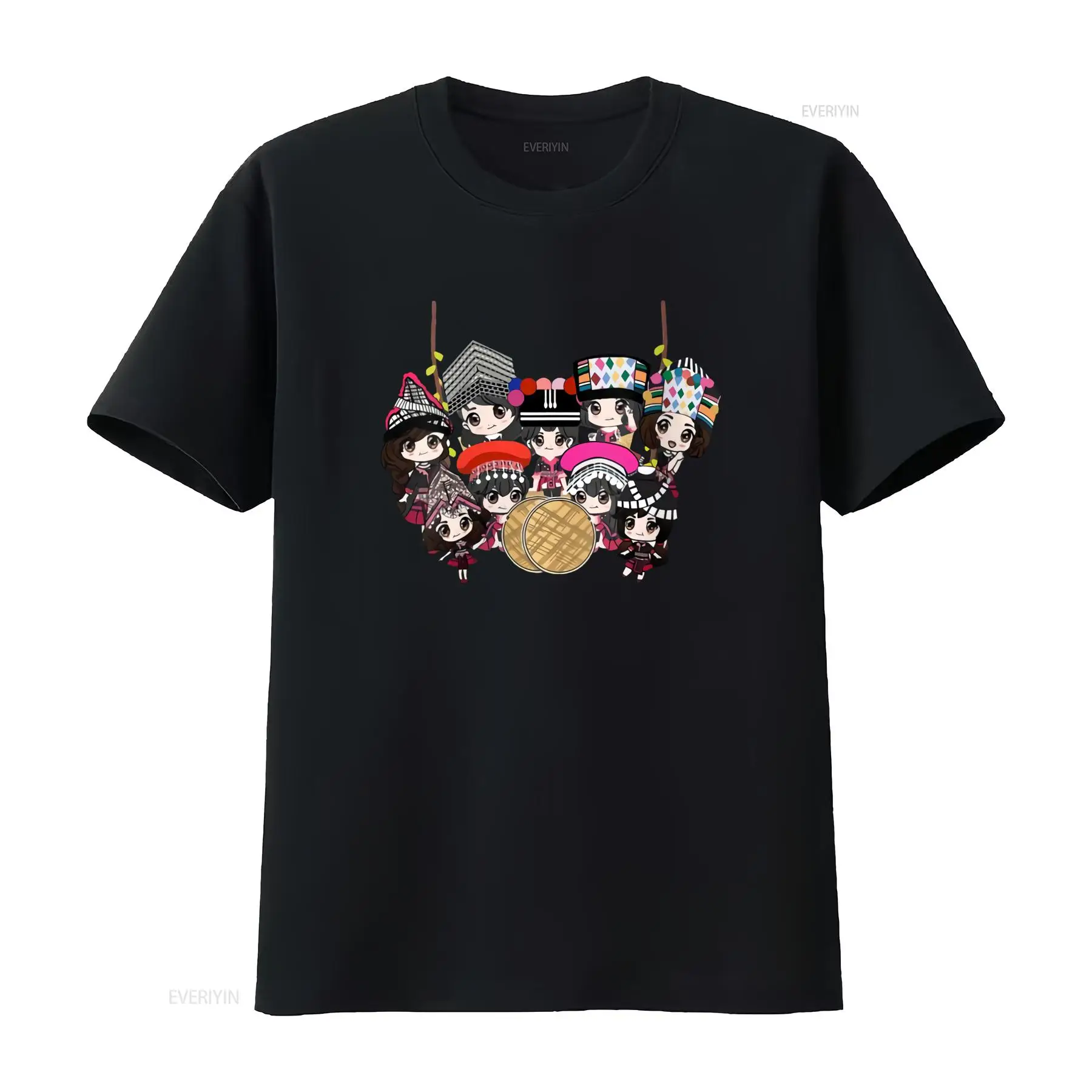 Camiseta con estampado de dibu - Fashion Ethnic Wear For Men reseña y precio