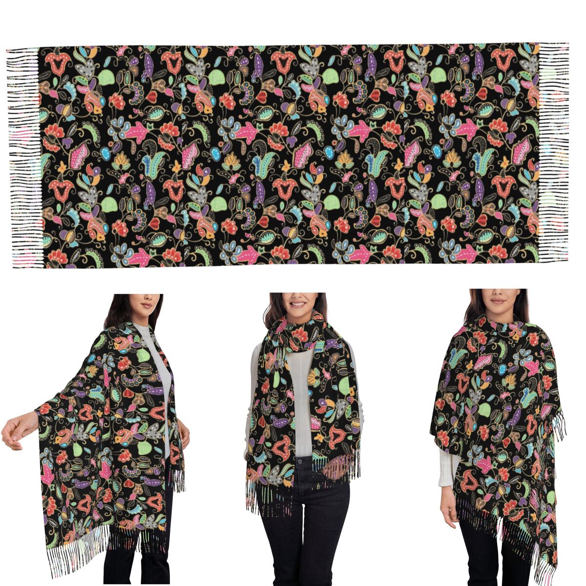 Chal de batik sarong, chal mor - Batik Sarong Wrap reseña y precio