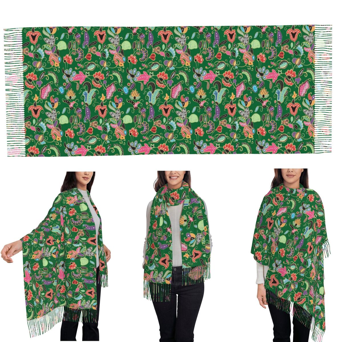 Chal de batik sarong, chal mor - Batik Sarong Wrap reseña y precio