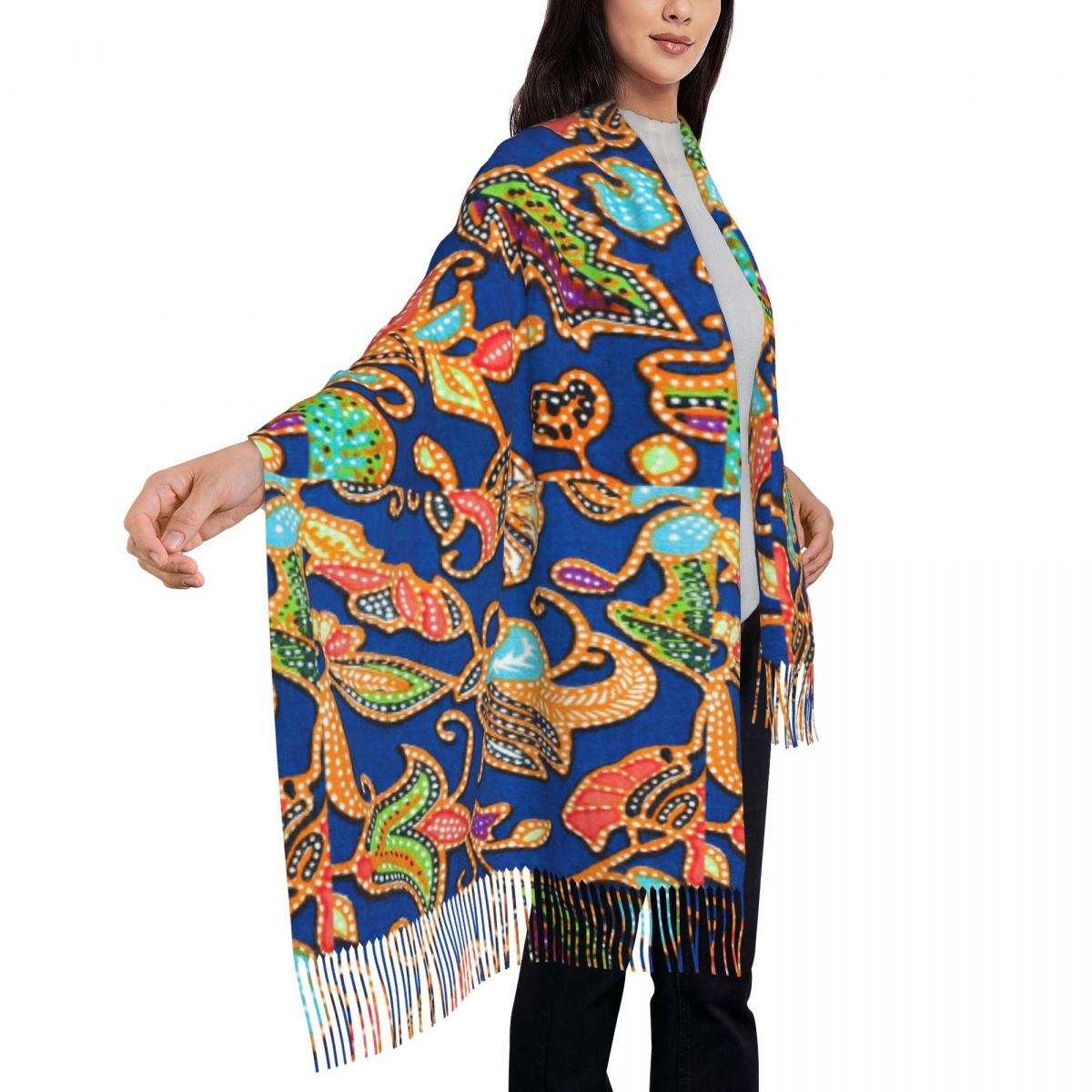 Chal de batik sarong, chal mor - Batik Sarong Wrap reseña y precio